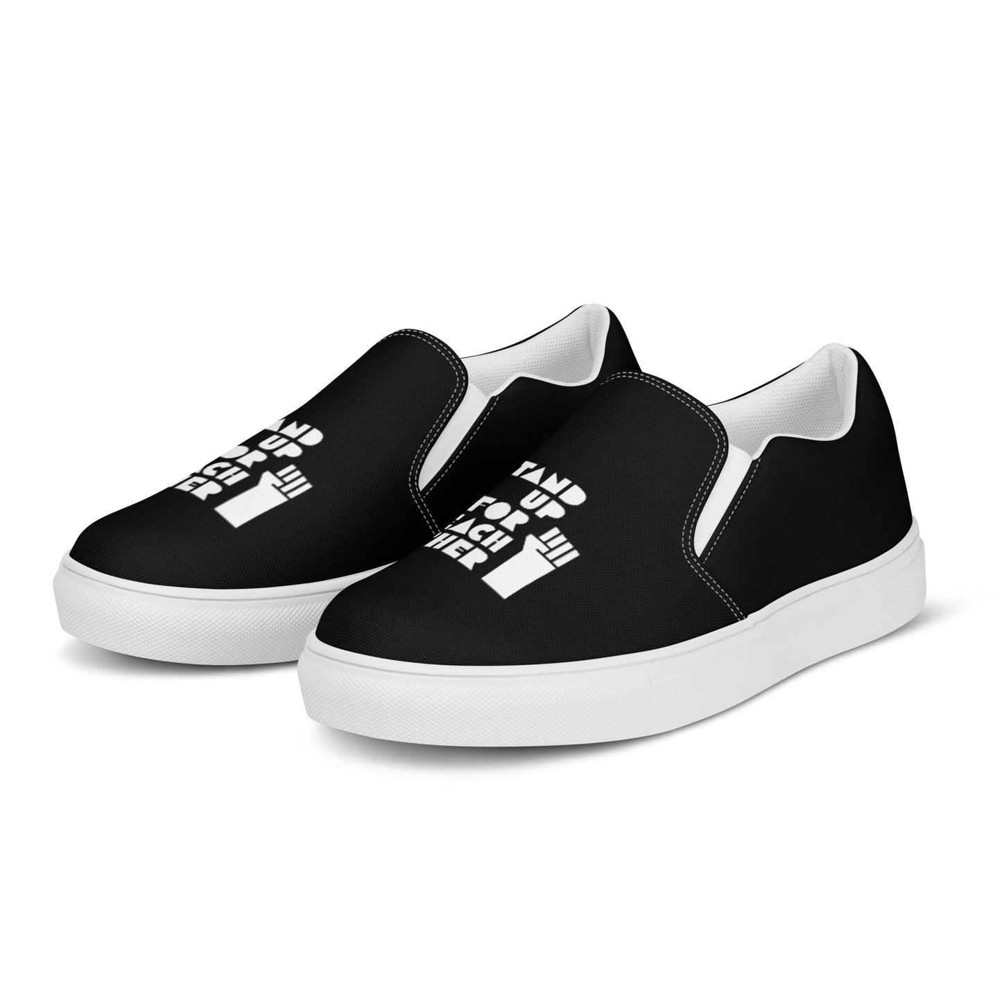 Stand Up For Each Other Women’s Slip-On Canvas Shoes