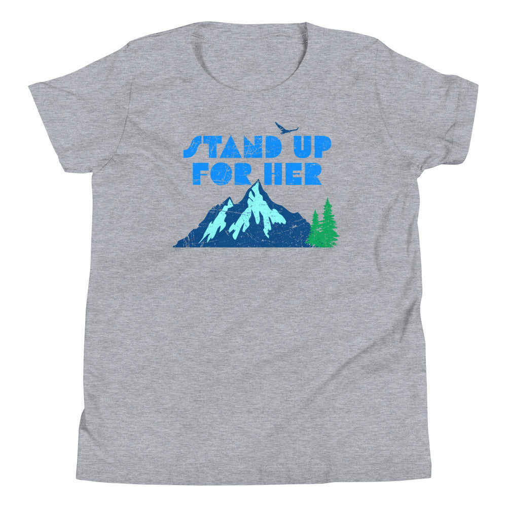 Stand Up For Planet Earth Kids Short Sleeve T-Shirt