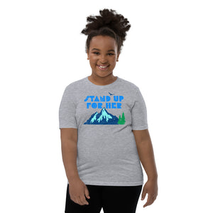 Open image in slideshow, Stand Up For Planet Earth Kids Short Sleeve T-Shirt
