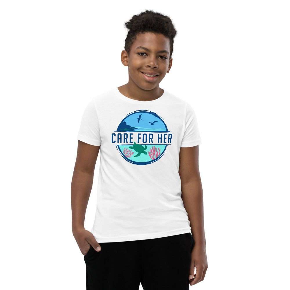 Care for Planet Earth Kids Short Sleeve Tee