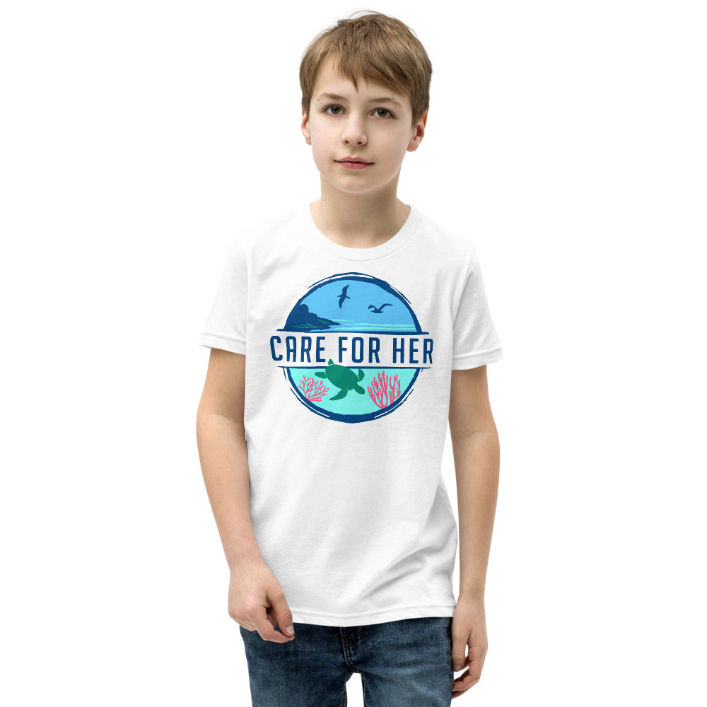 Care for Planet Earth Kids Short Sleeve Tee