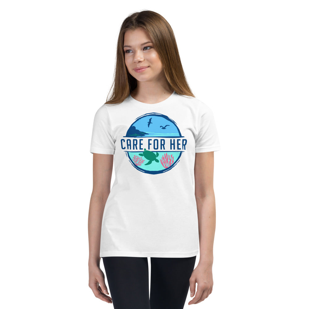 Care for Planet Earth Kids Short Sleeve Tee
