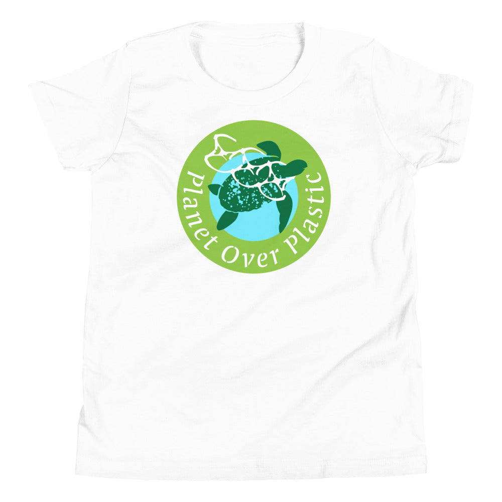 Planet Over Plastic Keep the Sea Plastic Free Kids Short Sleeve T Shirt