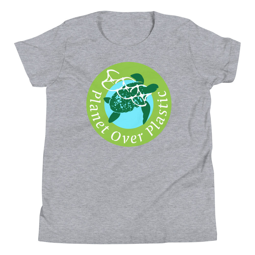 Planet Over Plastic Keep the Sea Plastic Free Kids Short Sleeve T Shirt