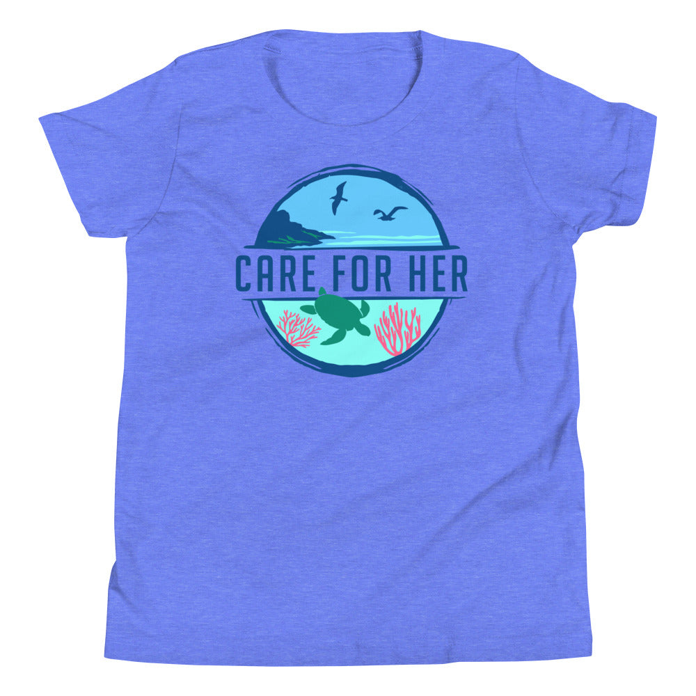 Care for Planet Earth Kids Short Sleeve Tee