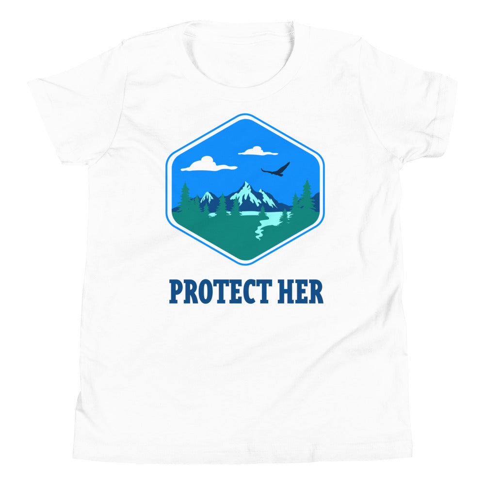 Protect Planet Earth Youth Short Sleeve T-Shirt