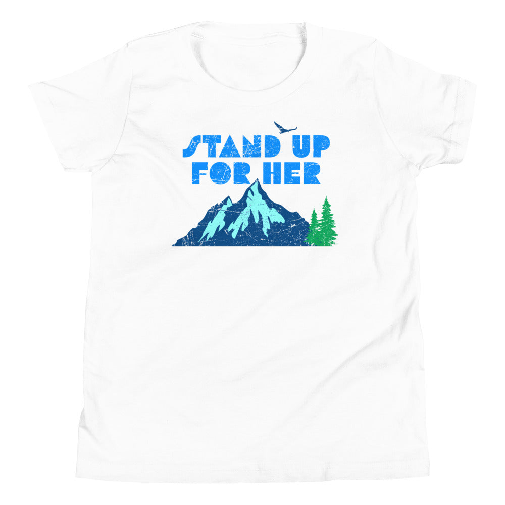 Stand Up For Planet Earth Kids Short Sleeve T-Shirt